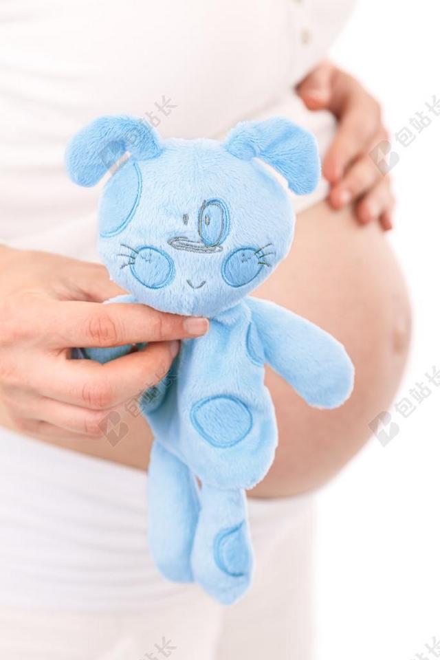 等待 婴儿 肚皮 蓝色 男孩 儿童 孕妇 期待 女性 产假