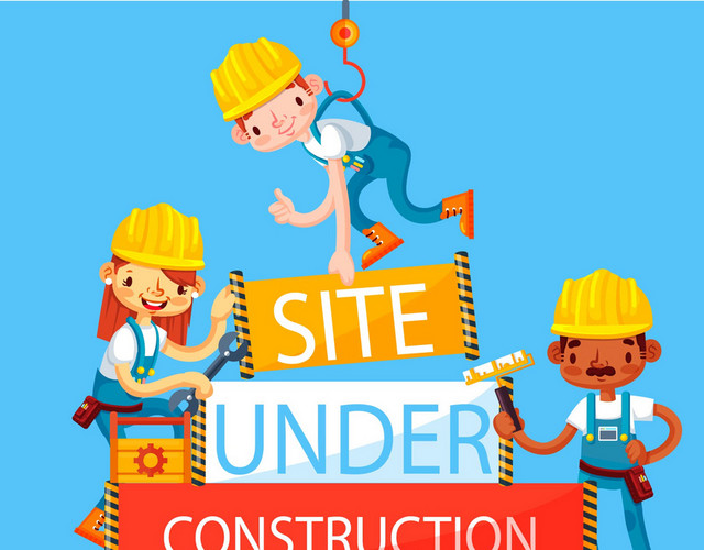 五一劳动  安全生产建筑工人素材