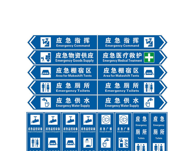 公园指示牌应急指挥牌