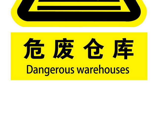 警示标识牌安全警示标识废气仓库