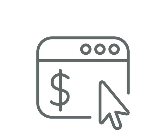UI网页图标科技手绘PNG点击图标付款