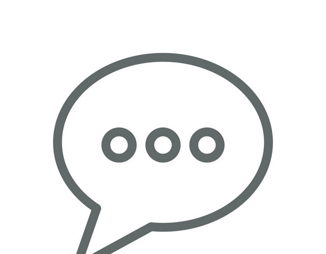 UI网页图标科技手绘聊天PNG信息