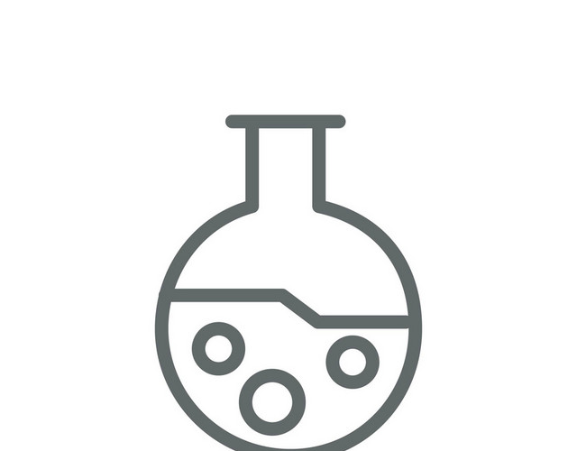 UI网页图标科技手绘PNG化学瓶子