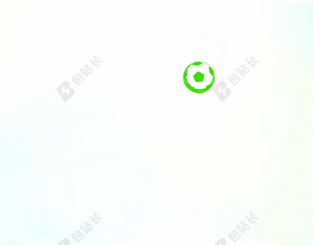 剪影风格人物足球培训招募招生运动健身绿地淡色海报背景