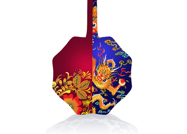 文化艺术节琵琶乐器元素PSD素材