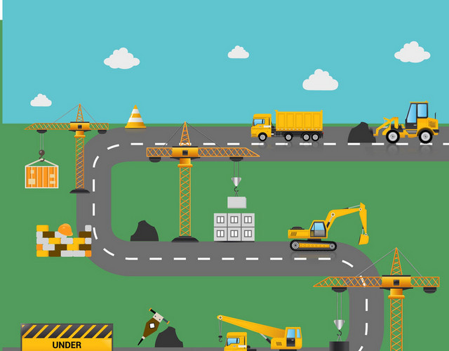 五一劳动安全生产道路施工
