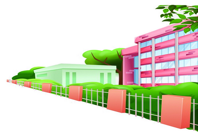 校园安全安全教育房屋建筑素材