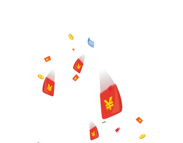 漂浮素材红包元素素材