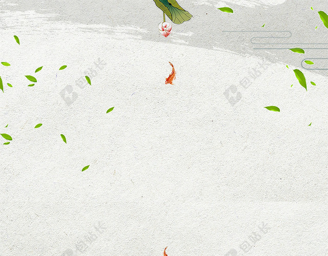 小清新立夏荷花二十四节气传统节日白色背景海报