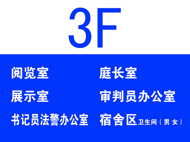 指引牌指示牌3F
