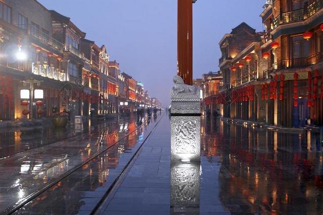 旅游唯美背景街头室外装饰背景图片
