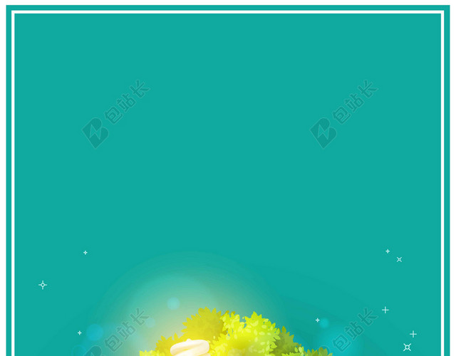 单车人手树木绿色世界地球日4月22日公益海报背景