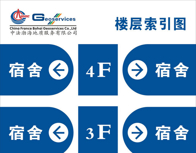 楼层指示牌公司宿舍楼层索引