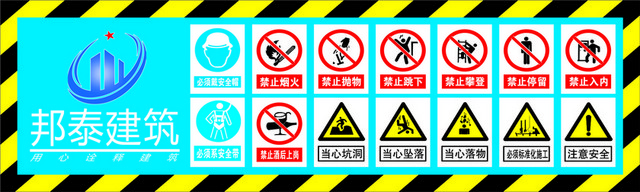 安全标识建筑公司安全类标志