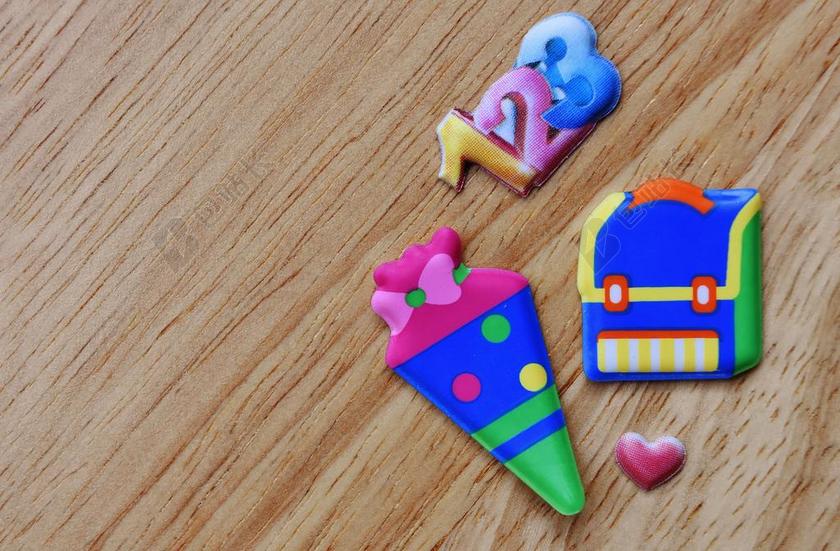 广告时尚儿童玩具贴纸背景图片