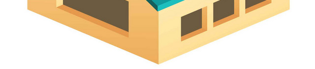 房屋建筑图标素材