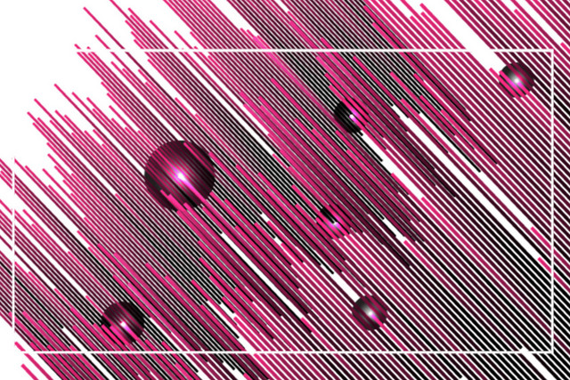 条纹星空流星星点紫色矢量素材