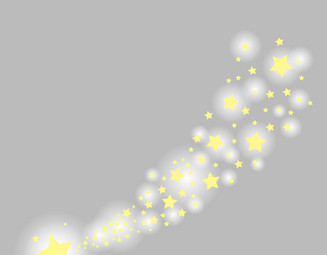 流星雨白色黄色矢量素材