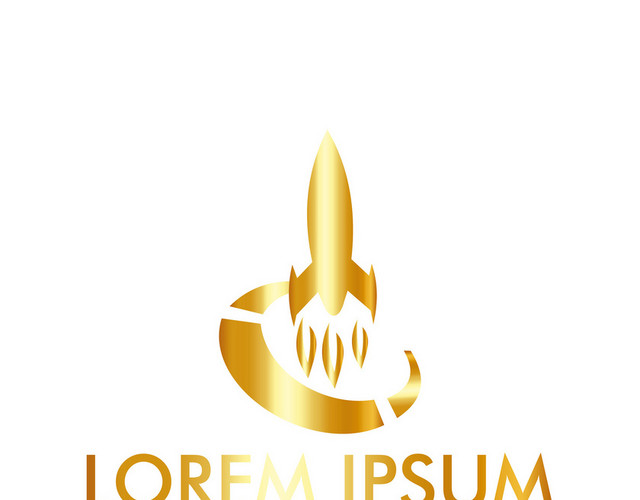 公司标识设计图标设计火箭LOGO