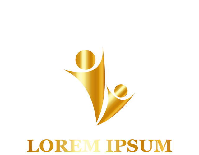 公司标识设计LOGO抽象人物LOGO