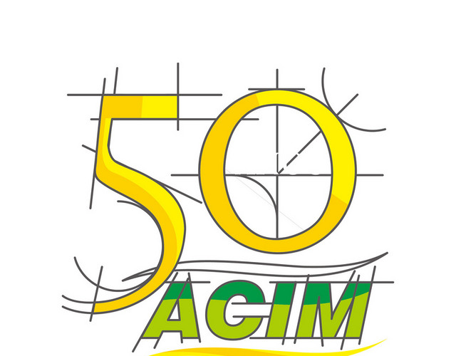 公司标识设计矢量标志50ACIM标志