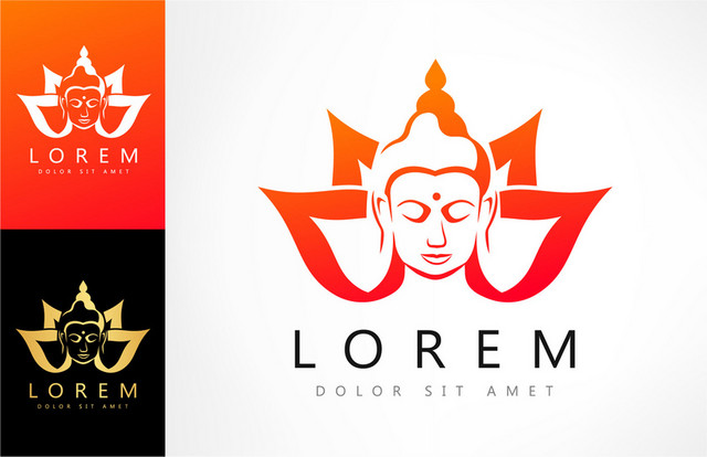公司标识设计商标设计佛像LOGO