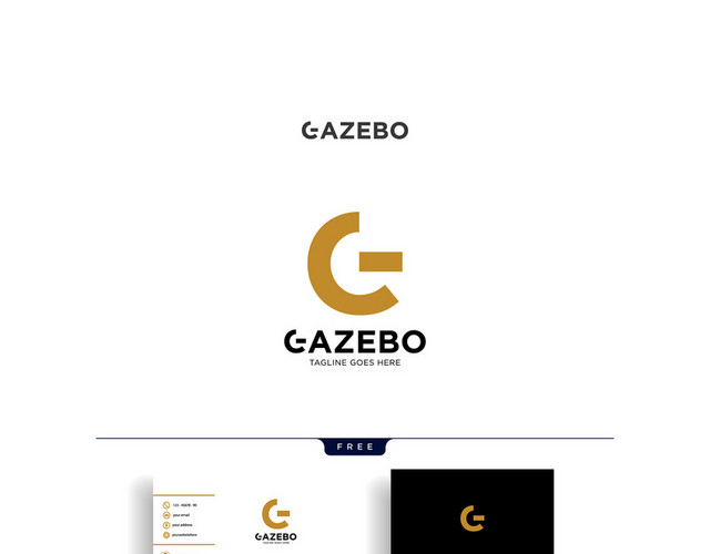 公司标识设计GAZEBO标志图标设计