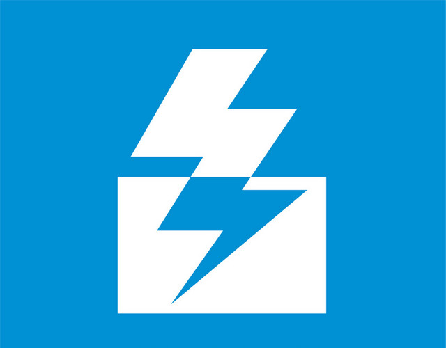 公司标识设计商标设计闪电LOGO