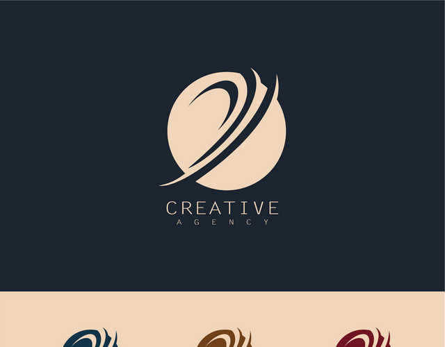 公司标识设计LOGO月亮LOGO