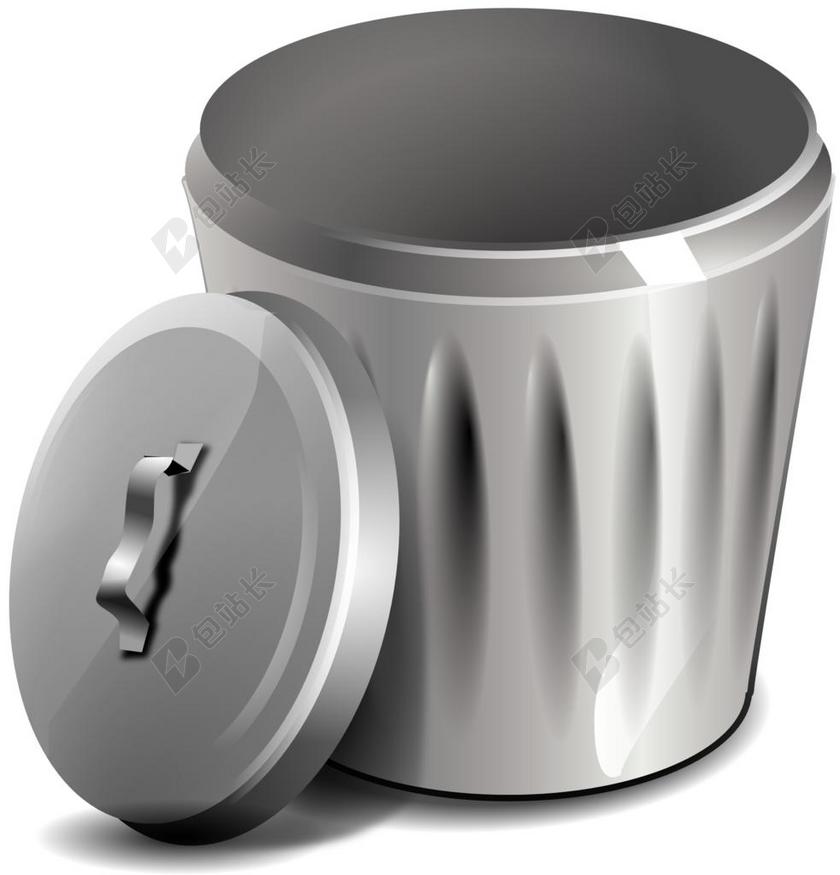 垃圾 篮 BIN 废物 金属 可以 开放 转储 回收 环境