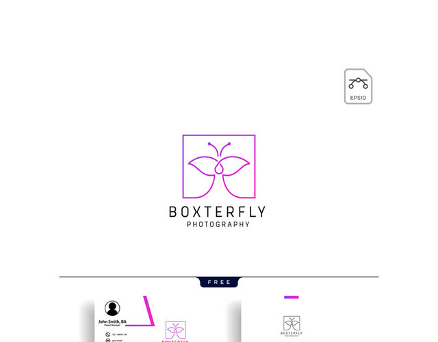 公司标识设计蝴蝶图标蝴蝶LOGO