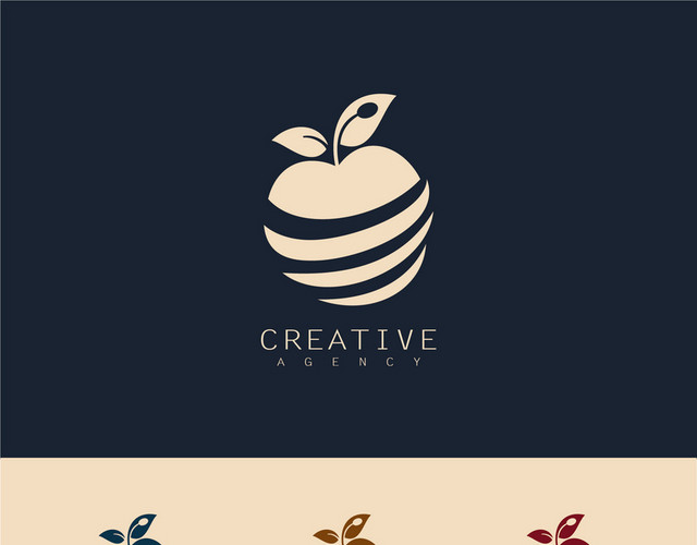 公司标识设计苹果图标LOGO