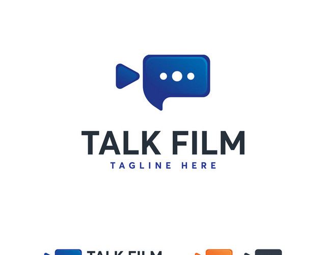 公司标识设计聊天TALK图标
