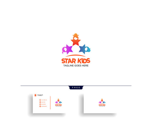 公司标识设计STARKIDS图标