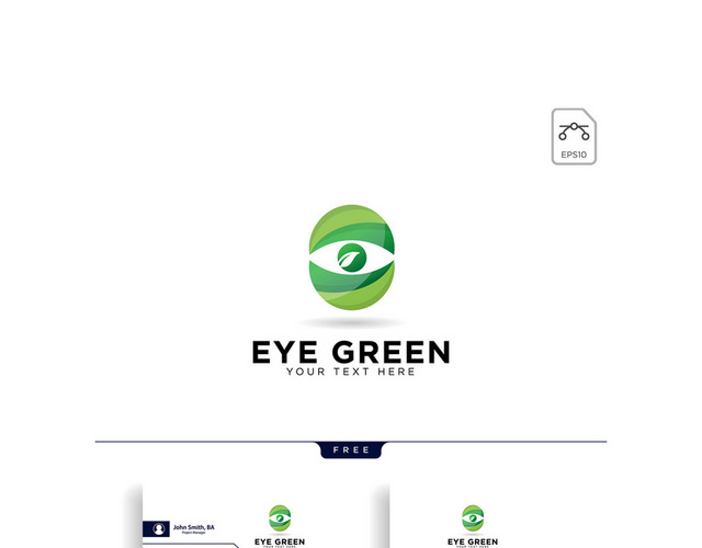 公司标识设计EYEGREEN图标