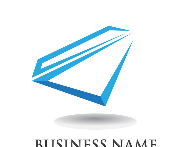 公司标识设计蓝色钻石LOGO