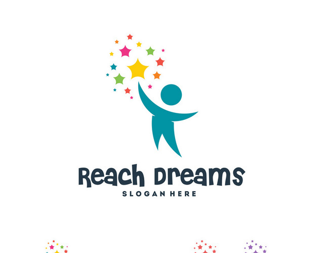 公司标识设计星星小人REACHDREAMS