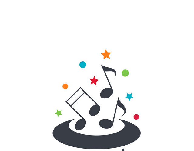 公司标识设计音符星星LOGO