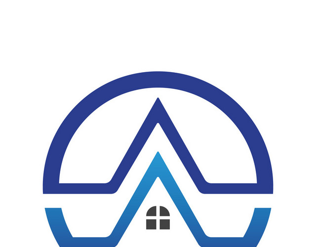 公司标识设计屋顶LOGO房屋LOGO