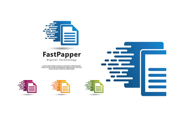 公司标识设计FASTPAPPER图标