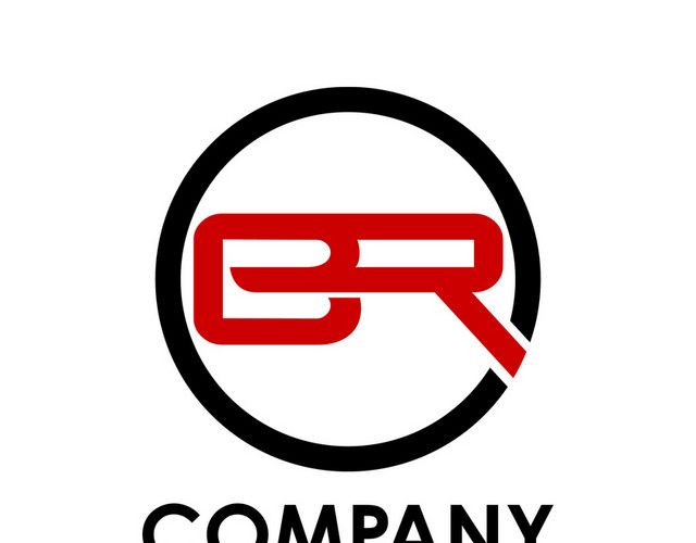 公司标识设计字母BR图标LOGO