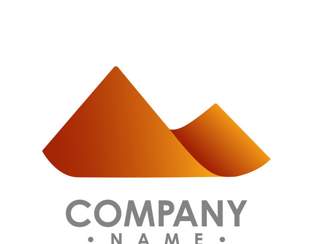 公司标识设计山峰LOGO山峰图标
