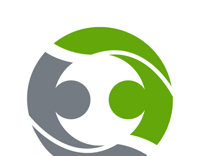 公司标识设计环形LOGO小人LOGO