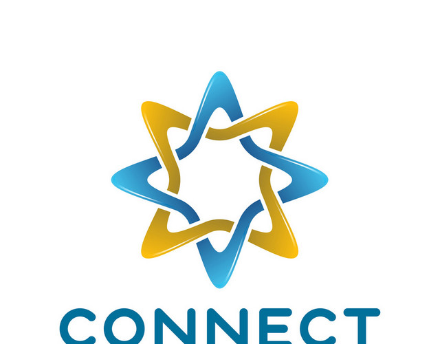 公司标识设计CONNECT图标设计