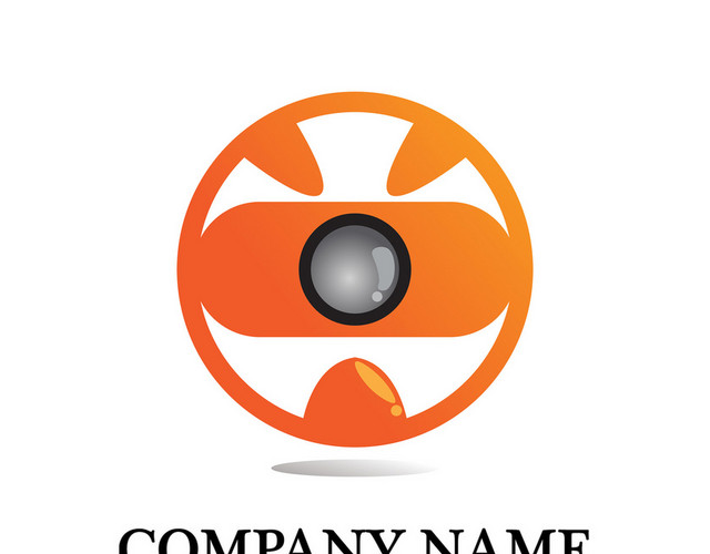 公司标识设计相机方向盘LOGO
