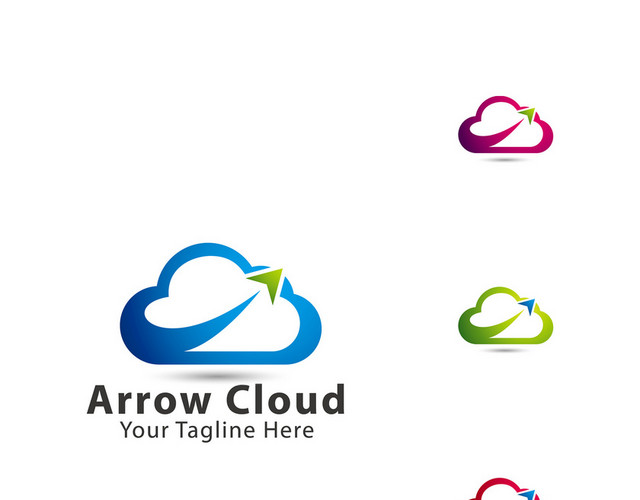 公司标识设计ARROWCLOUD图标
