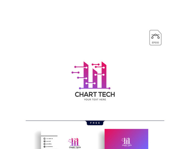 公司标识设计CHARTTECH图标设计