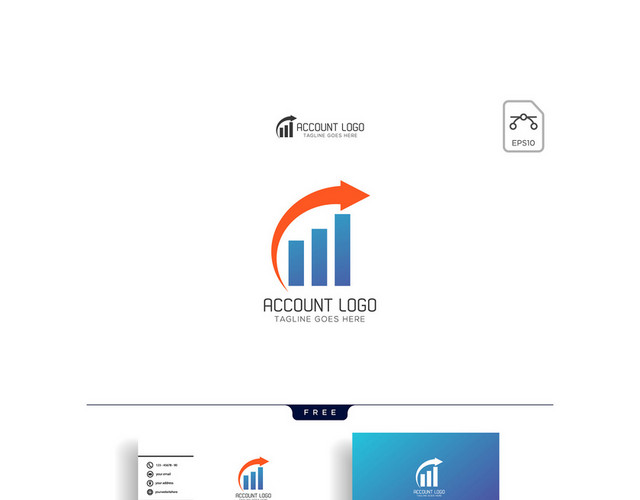 公司标识设计ACCOUNTLOGO名片设计