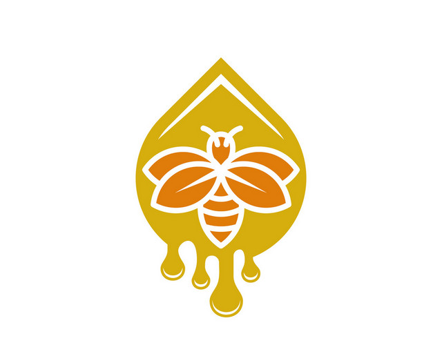 公司标识设计蜜粉蜂蜜LOGO