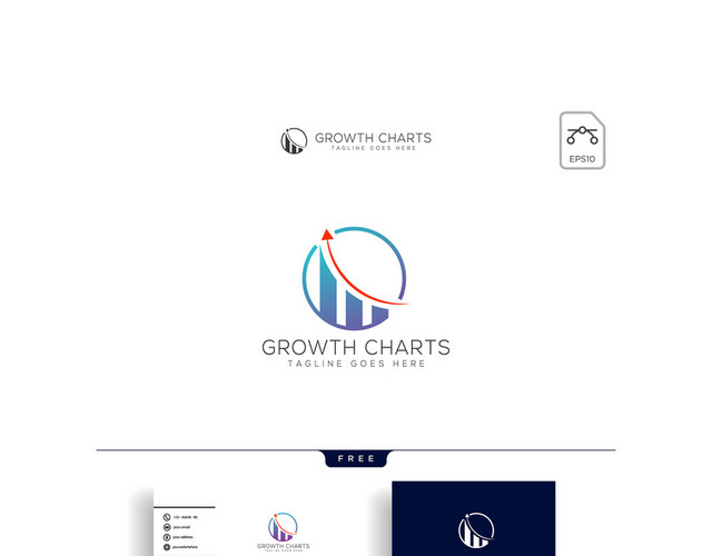 公司标识设计GROWTHCHARTS名片设计